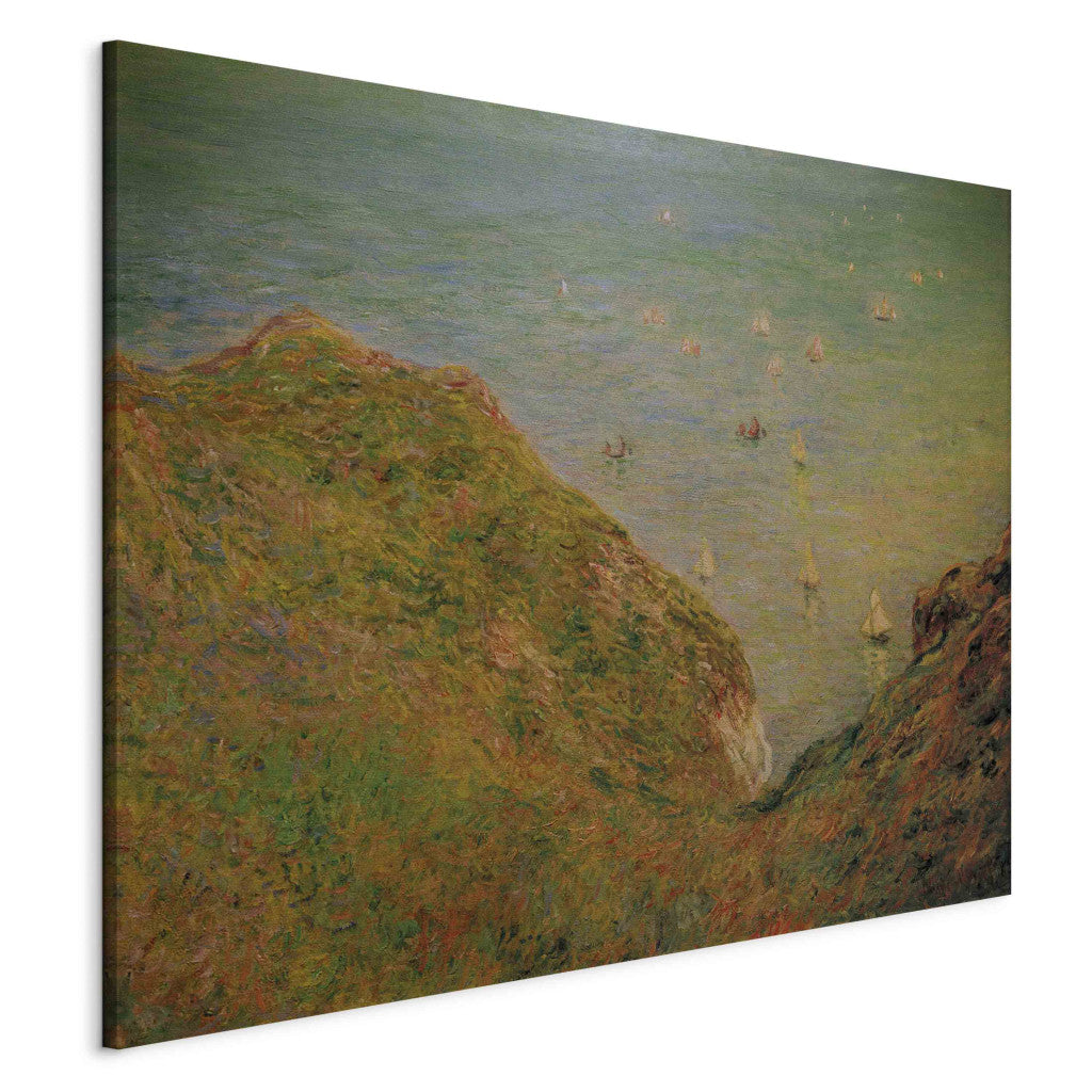 Gleznas reprodukcija - Claude Monet - Sur le Rocher de Pourville. Temps clair