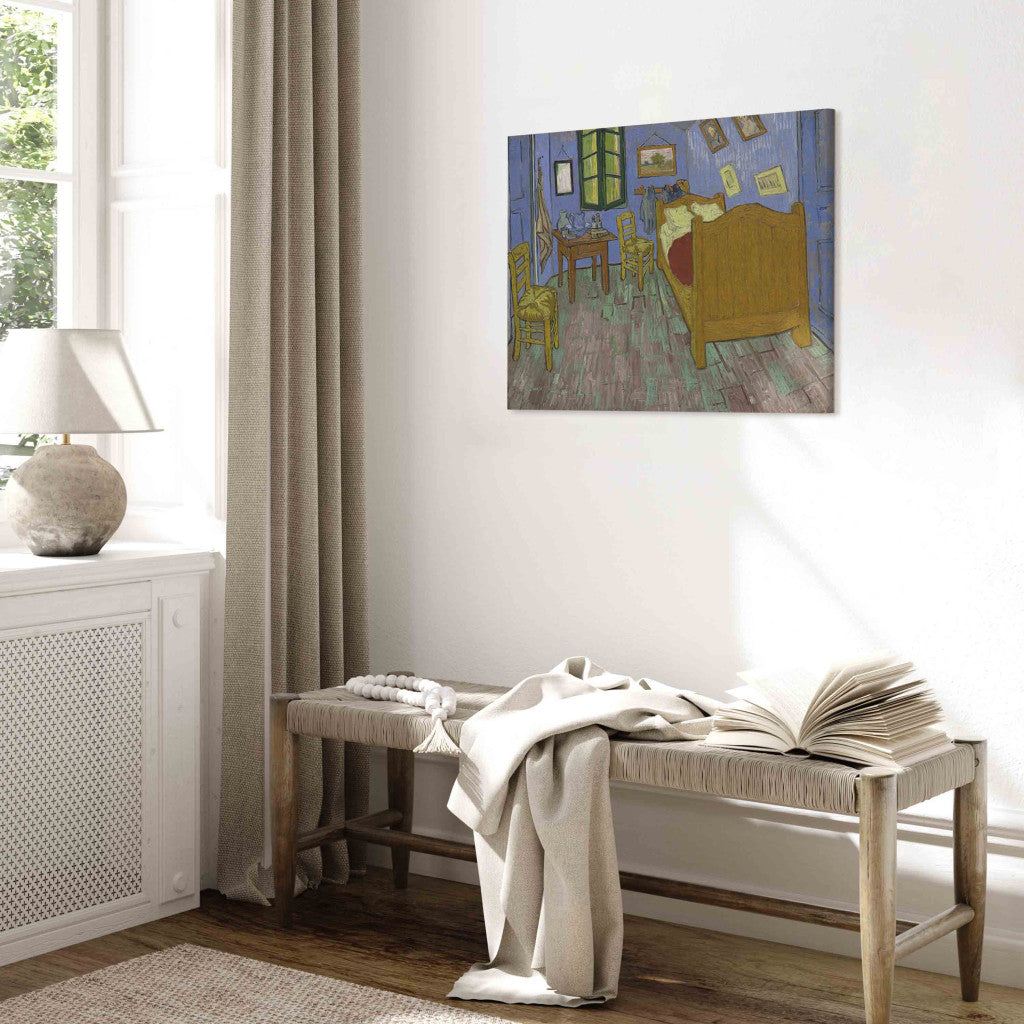 Gleznas reprodukcija - Vincent van Gogh - Van Gogh's Bedroom at Arles (2. versija)