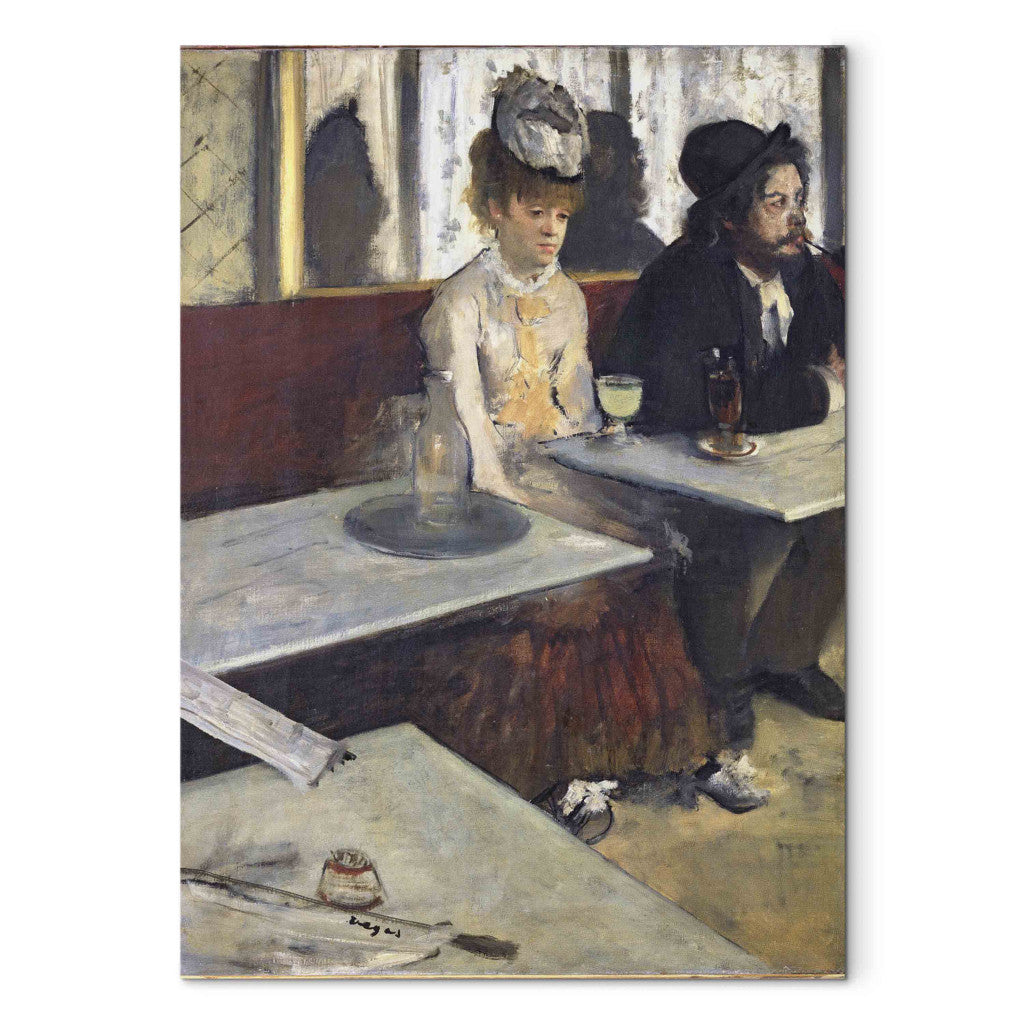 Gleznas reprodukcija - Edgar Degas - In a Cafe, or The Absinthe