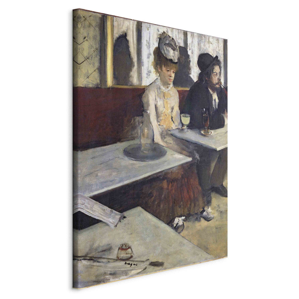 Gleznas reprodukcija - Edgar Degas - In a Cafe, or The Absinthe