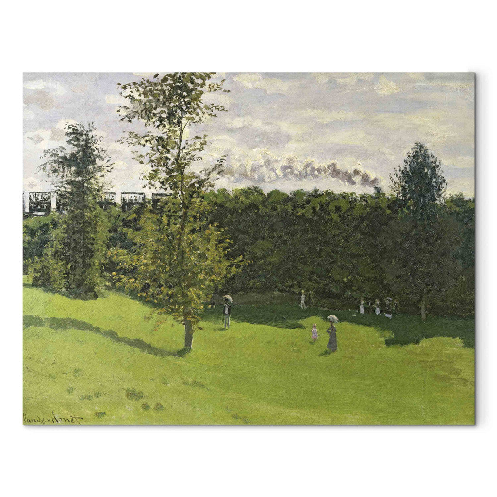 Gleznas reprodukcija - Claude Monet - The Train in the Country