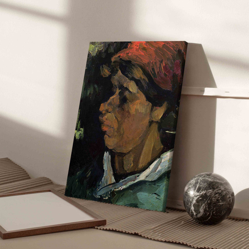Gleznas reprodukcija - Vincent van Gogh - Head of a Dutch Peasant