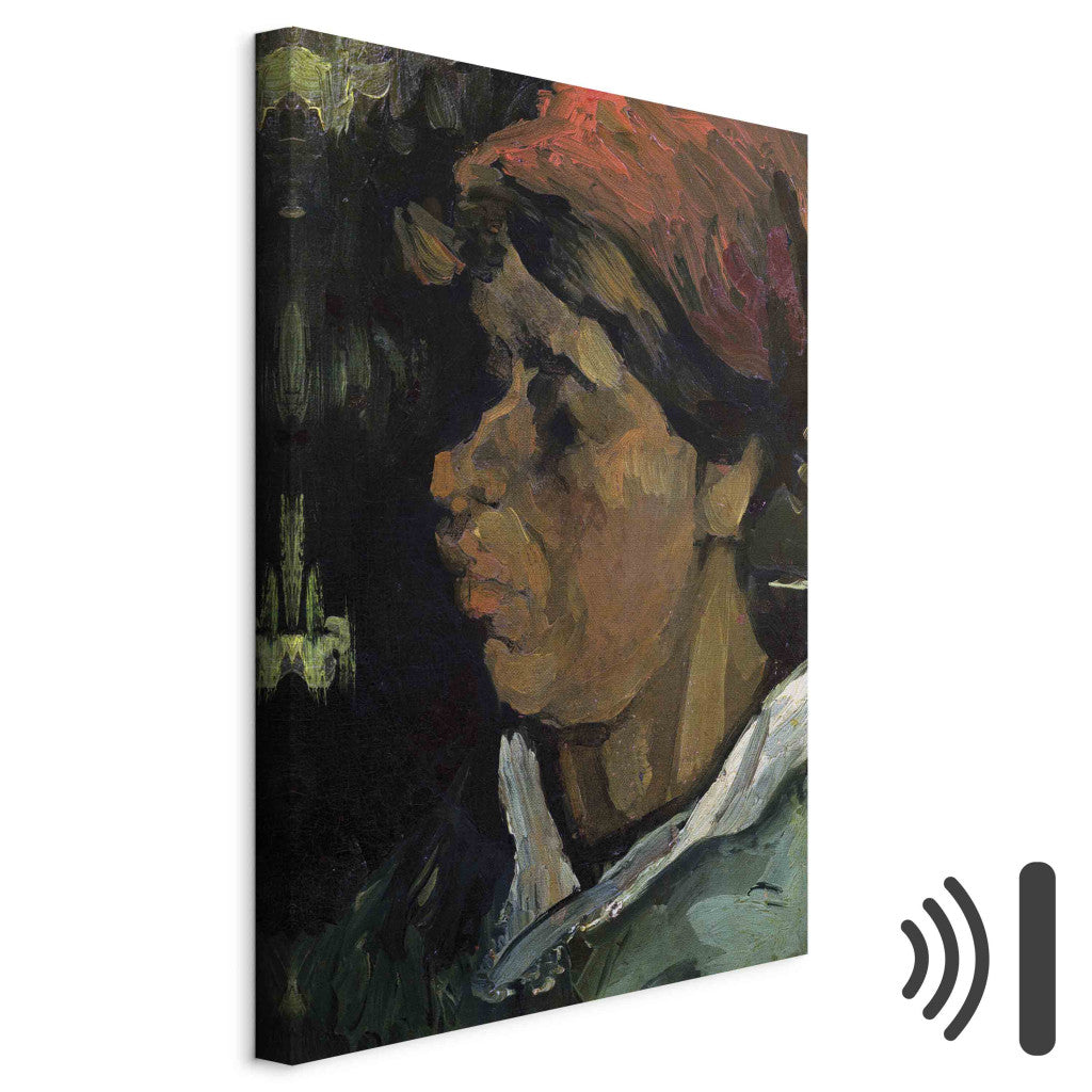 Gleznas reprodukcija - Vincent van Gogh - Head of a Dutch Peasant