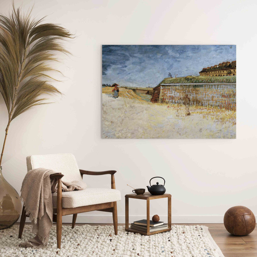 Gleznas reprodukcija - Vincent van Gogh - The Fortification of Paris