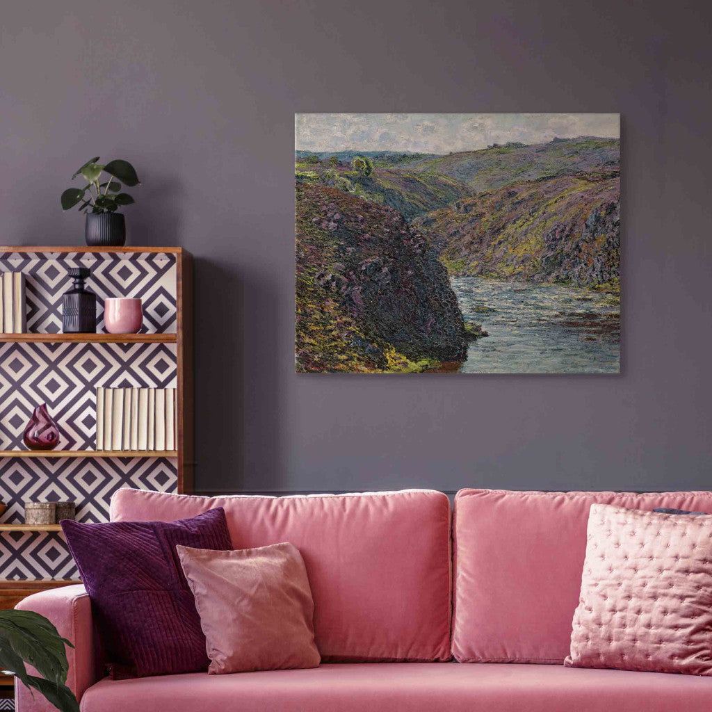 Gleznas reprodukcija - Claude Monet - Ravines of the Creuse at the End of the Day