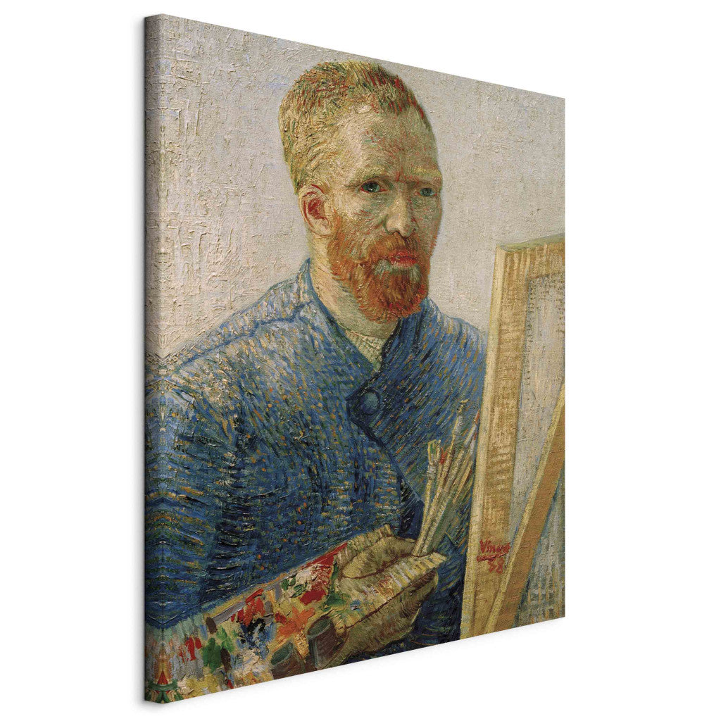 Gleznas reprodukcija - Vincent van Gogh - Selfportrait at the easel