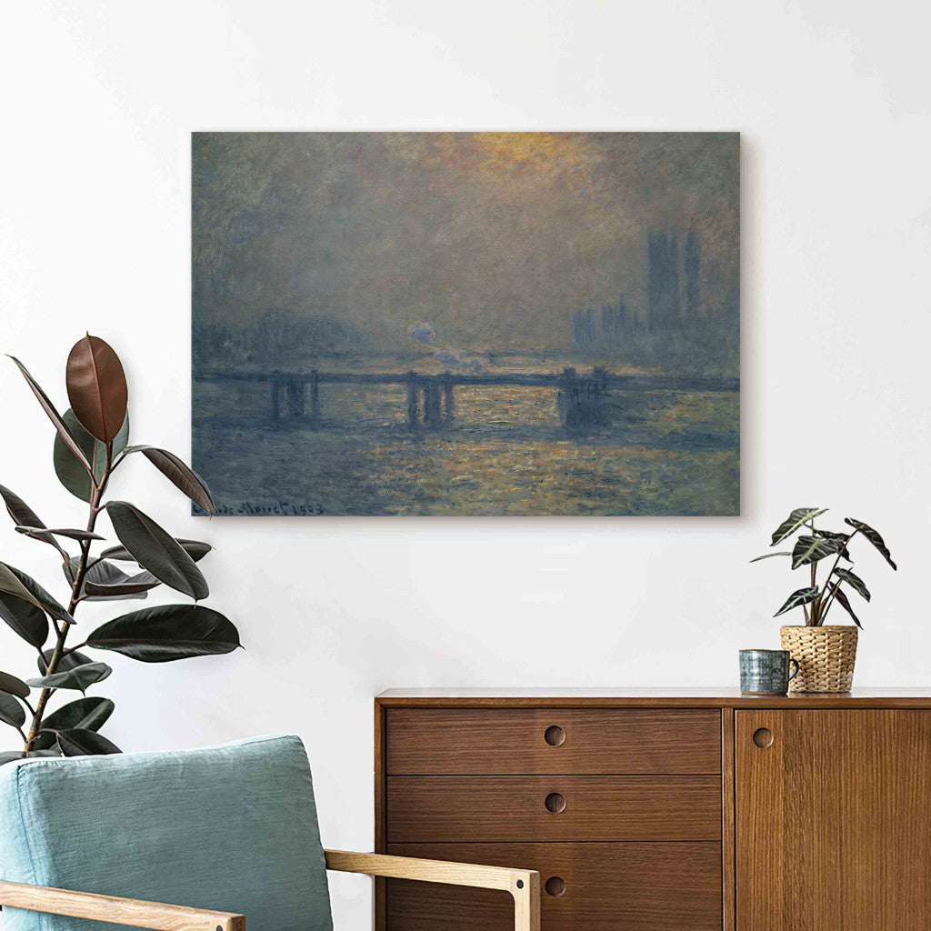 Gleznas reprodukcija - Claude Monet - Charing Cross Bridge, la Tamise