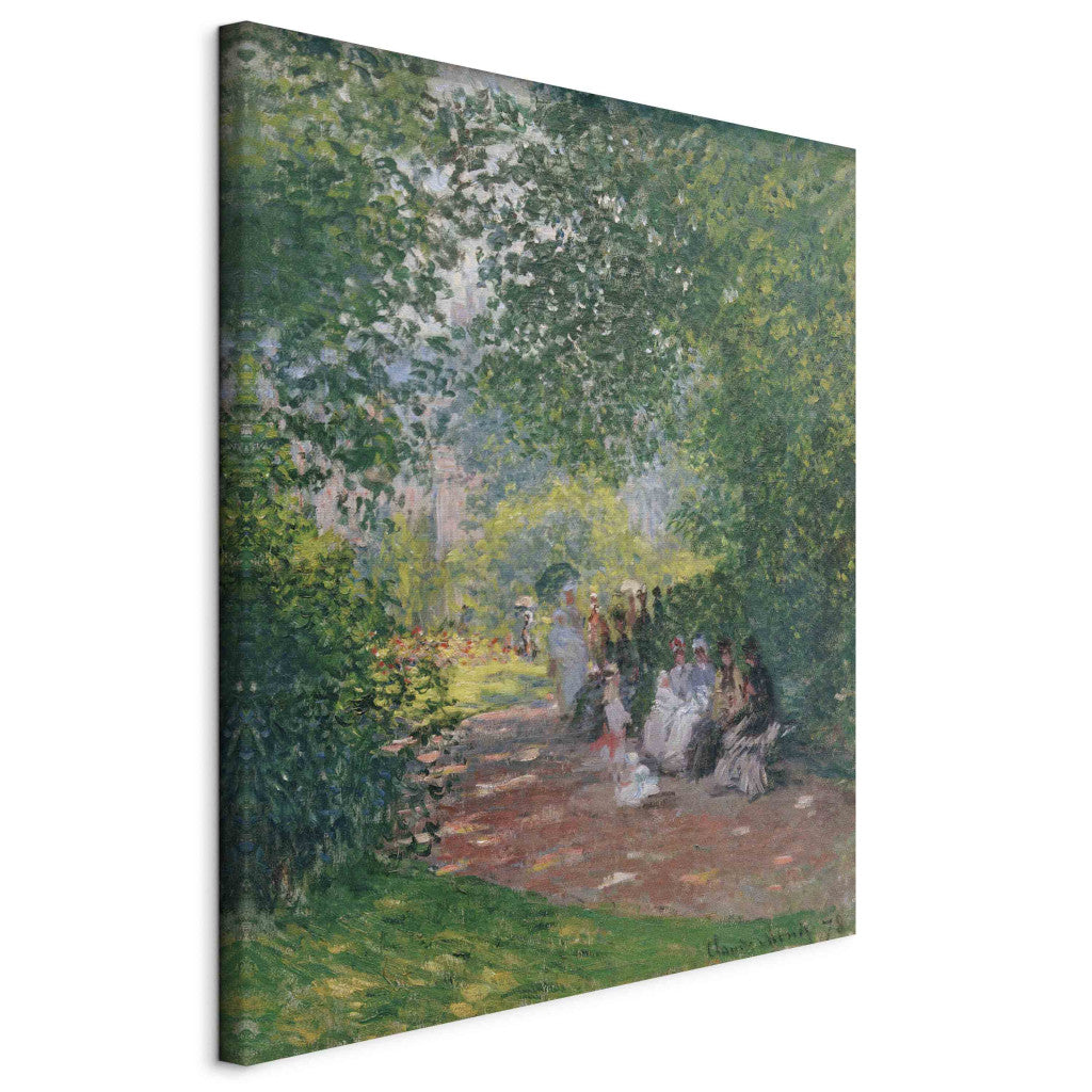 Gleznas reprodukcija - Claude Monet - Au Parc Monceau