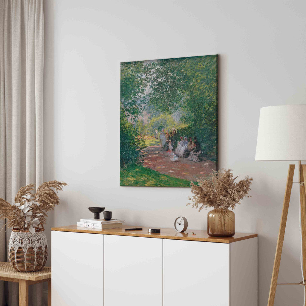 Gleznas reprodukcija - Claude Monet - Au Parc Monceau