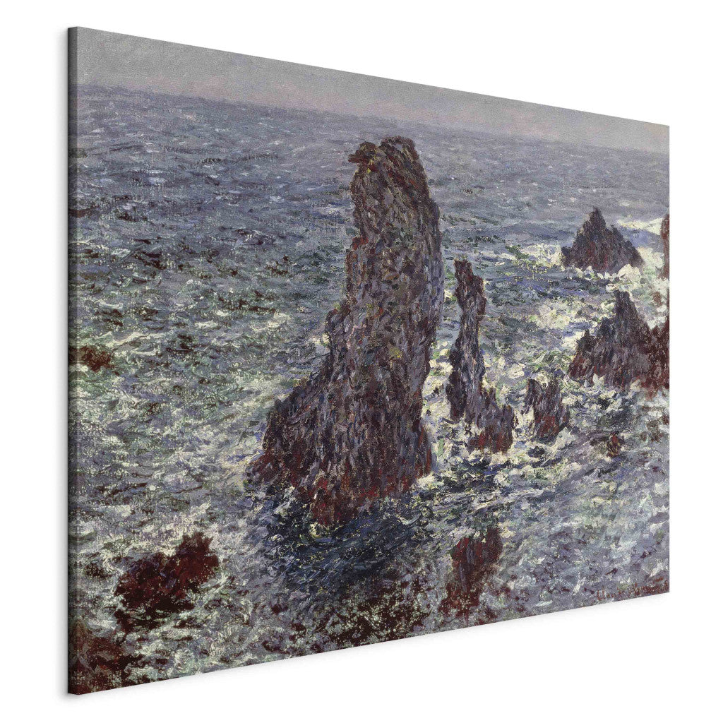 Gleznas reprodukcija - Claude Monet - The Rocks at Belle Ile
