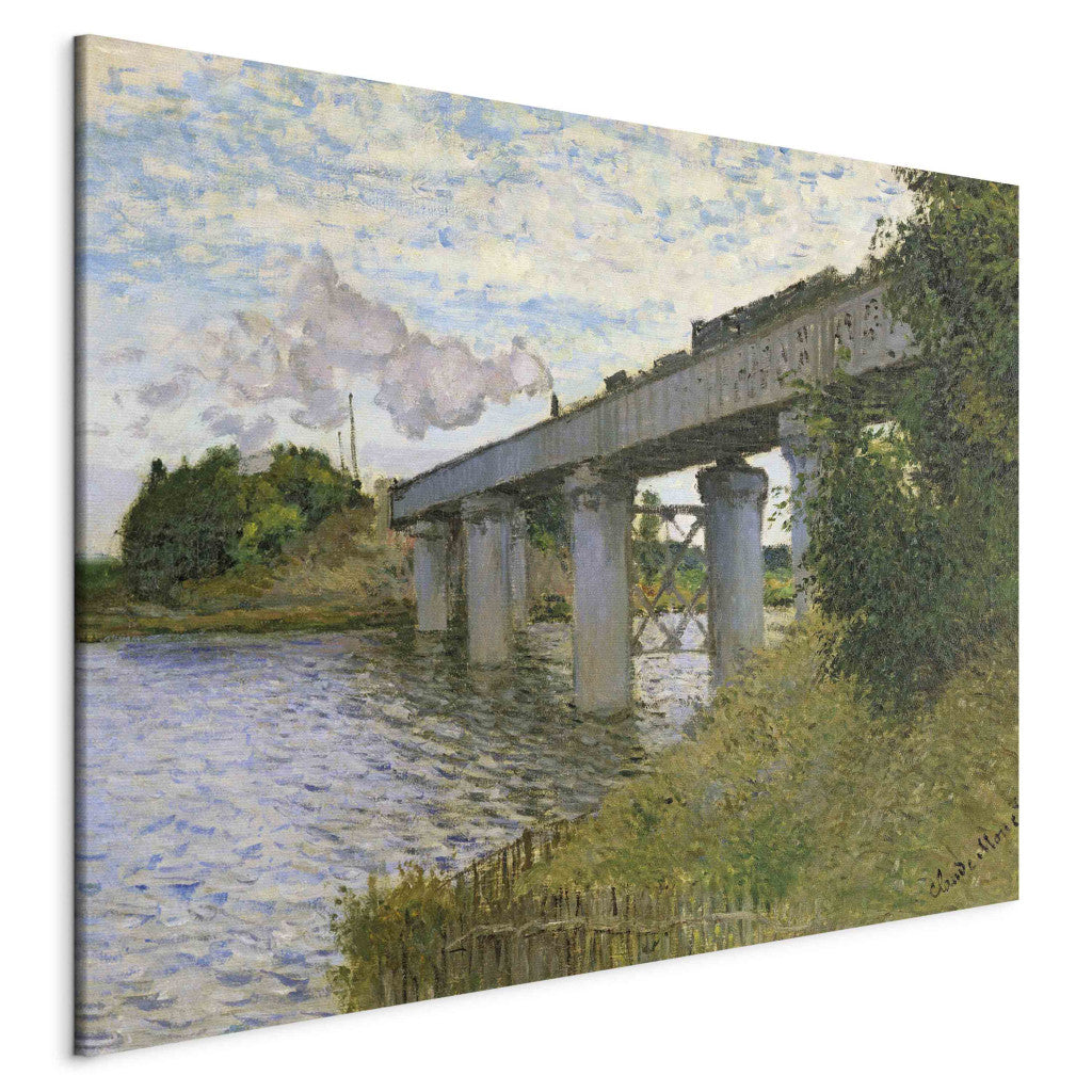 Gleznas reprodukcija - Claude Monet - The Railway Bridge at Argenteuil