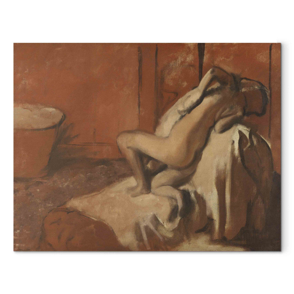 Gleznas reprodukcija - Edgar Degas - After the Bath (4. versija)