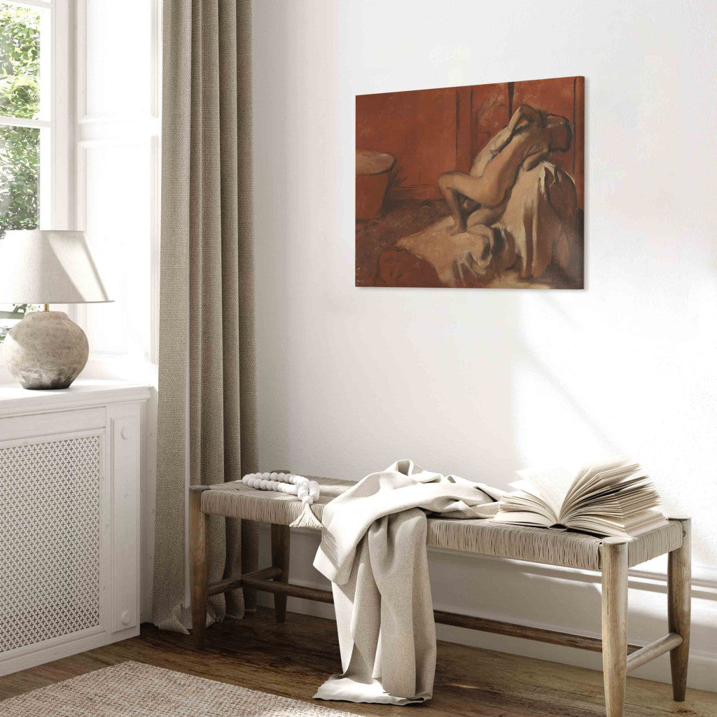 Gleznas reprodukcija - Edgar Degas - After the Bath (4. versija)