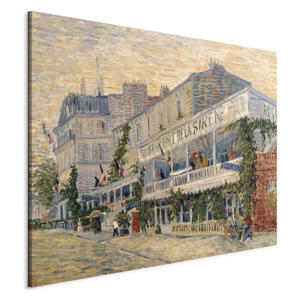 Gleznas reprodukcija - Vincent van Gogh - The restaurant de la Sirene in Asnieres