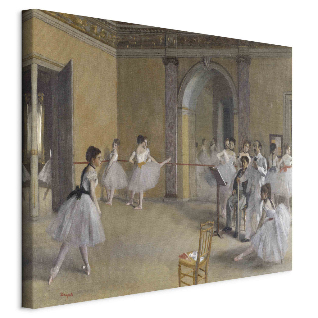 Gleznas reprodukcija - Edgar Degas - The Dance Foyer at the Opera on the rue Le Peletier