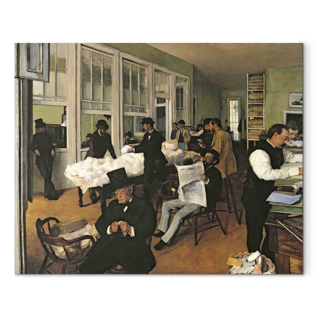 Gleznas reprodukcija - Edgar Degas - The Cotton Exchange, New Orleans