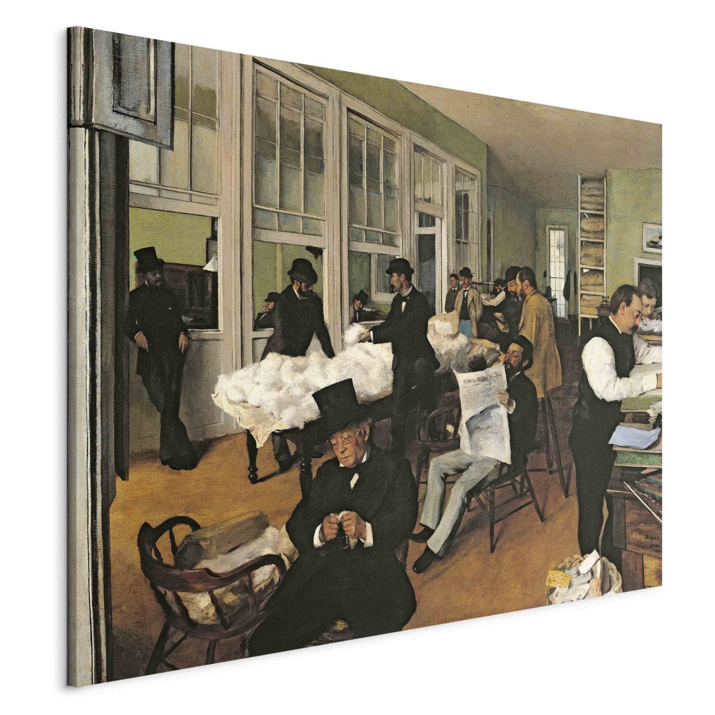 Gleznas reprodukcija - Edgar Degas - The Cotton Exchange, New Orleans
