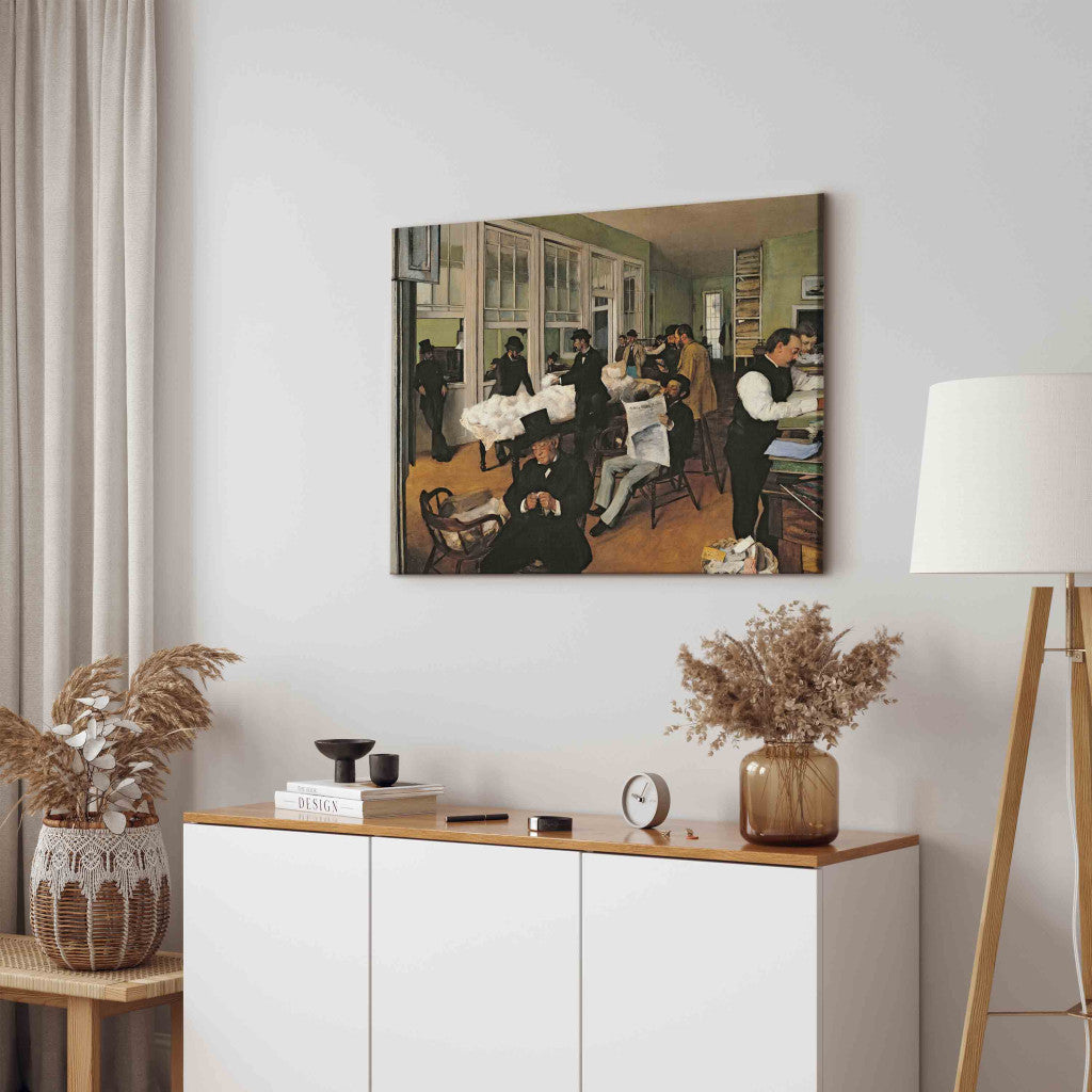 Gleznas reprodukcija - Edgar Degas - The Cotton Exchange, New Orleans
