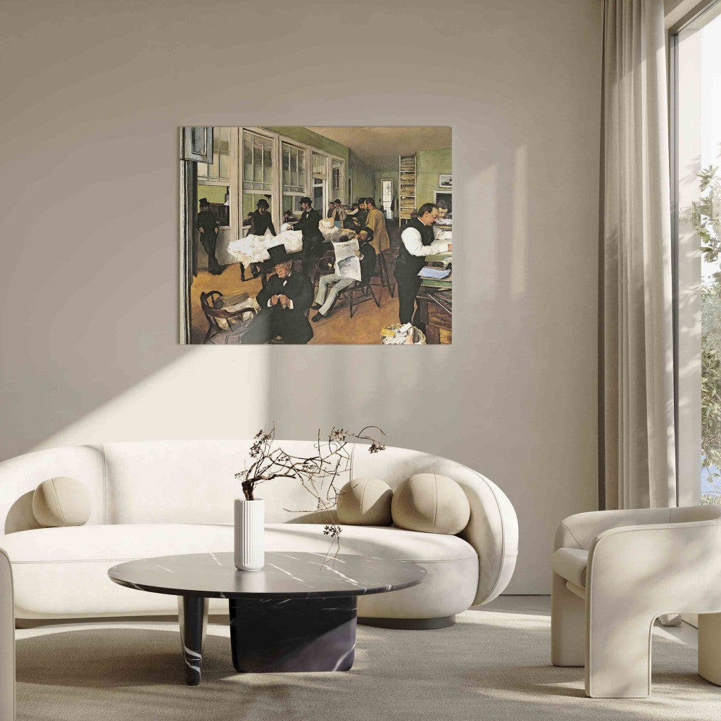 Gleznas reprodukcija - Edgar Degas - The Cotton Exchange, New Orleans