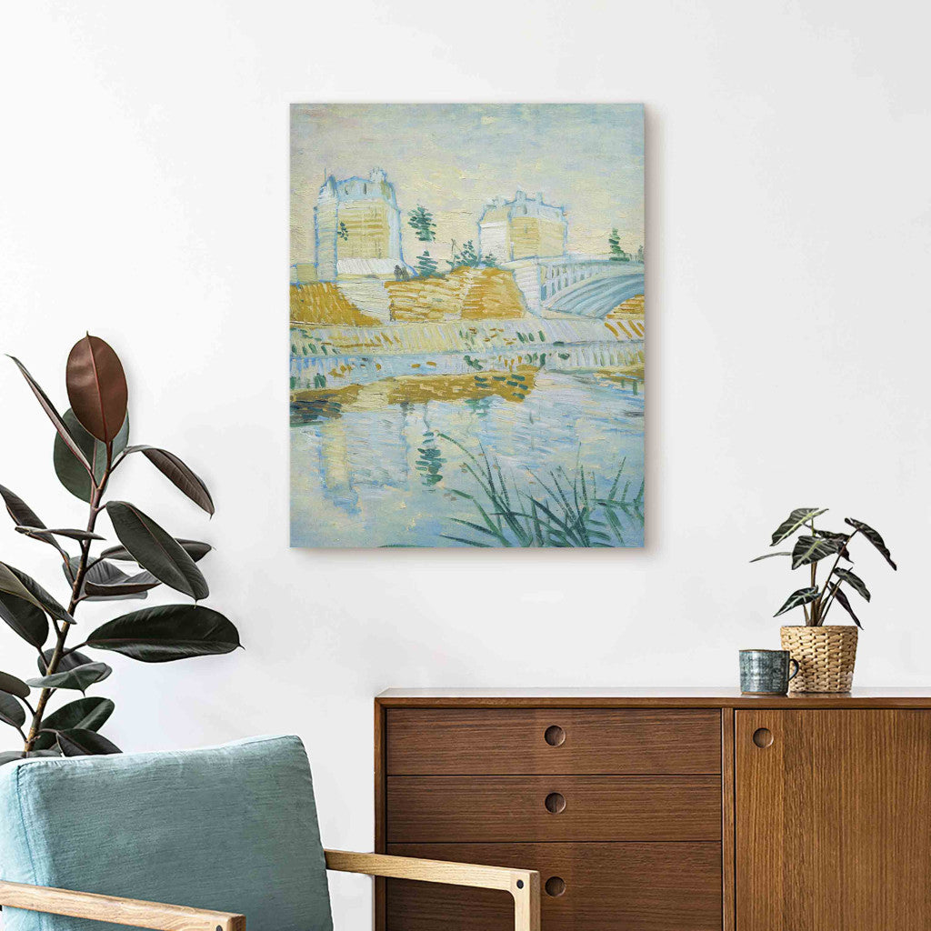 Gleznas reprodukcija - Vincent van Gogh - Pont de Clichy