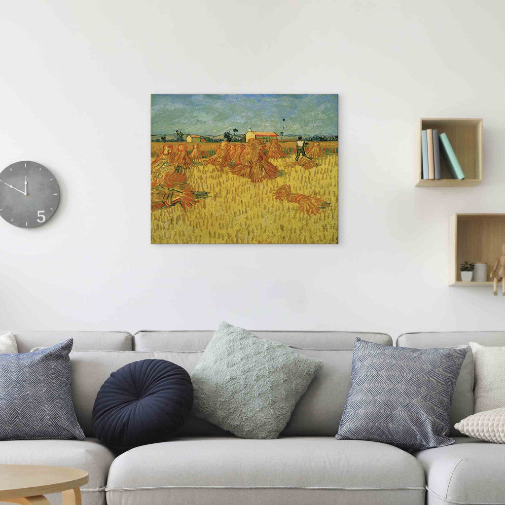Gleznas reprodukcija - Vincent van Gogh - Harvest in Provence