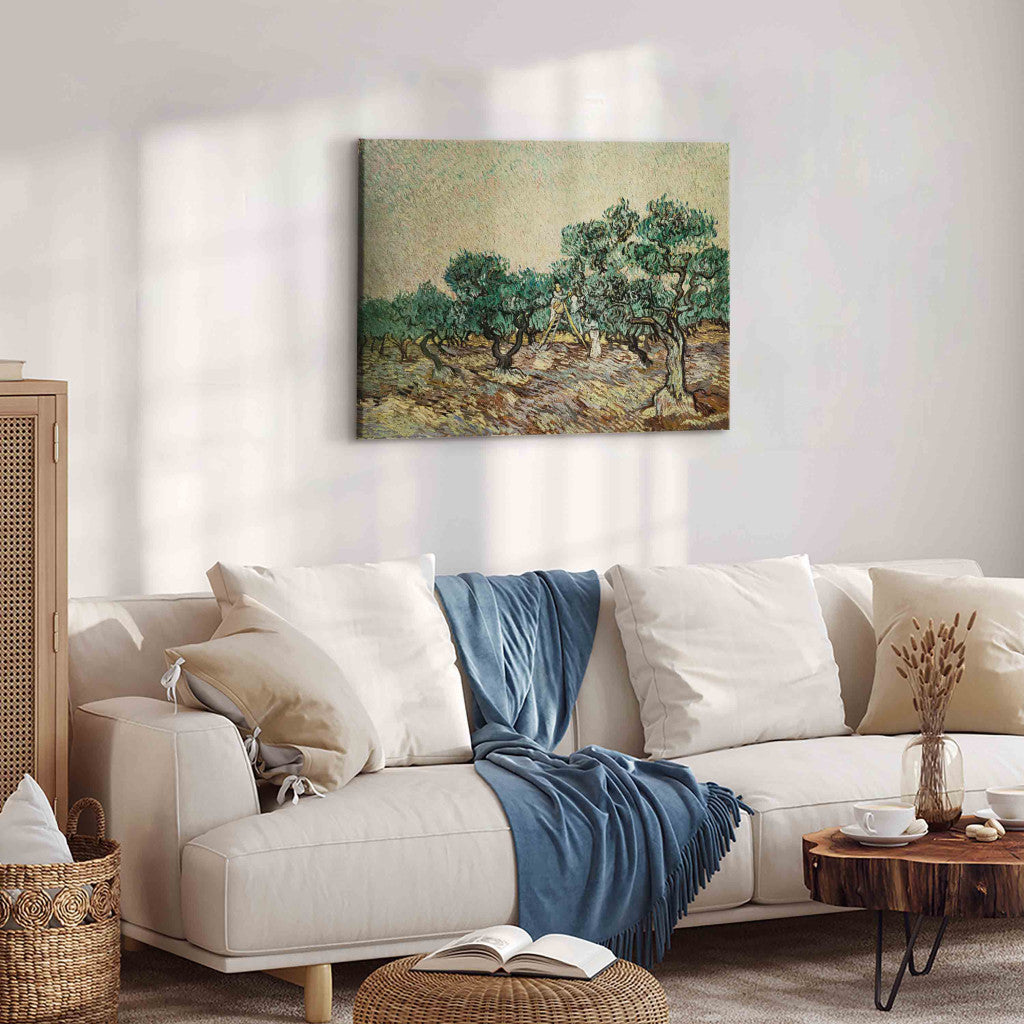 Gleznas reprodukcija - Vincent van Gogh - The Olive Gatherers