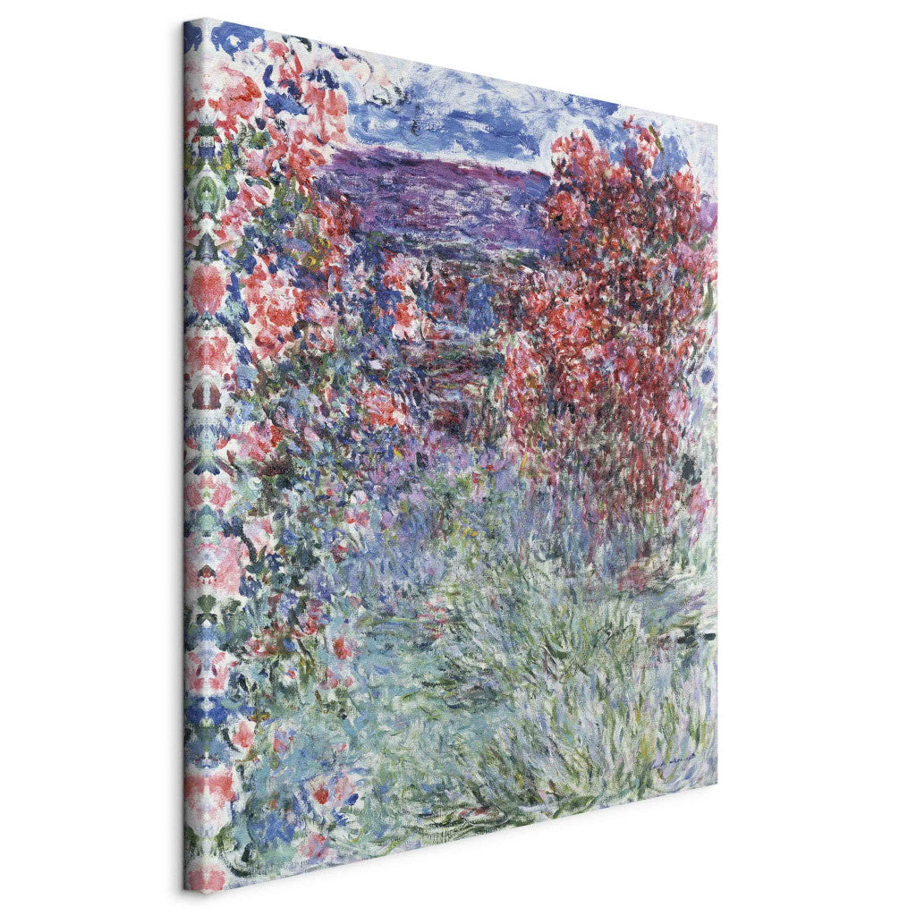 Gleznas reprodukcija - Claude Monet - The House at Giverny under the Roses