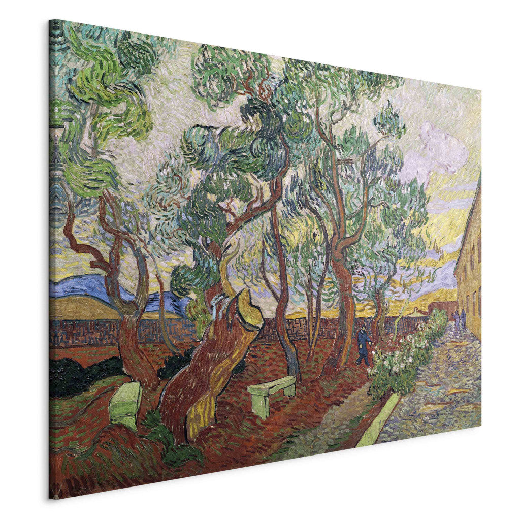 Gleznas reprodukcija - Vincent van Gogh - The Garden of St. Paul's Hospital at St. Remy