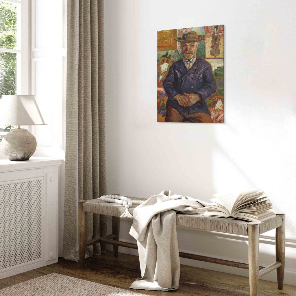 Gleznas reprodukcija - Vincent van Gogh - Portrait of Pere Tanguy (3. versija)