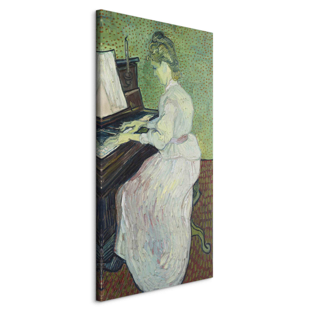 Gleznas reprodukcija - Vincent van Gogh - Marguerite Gachet at the piano (2. versija)