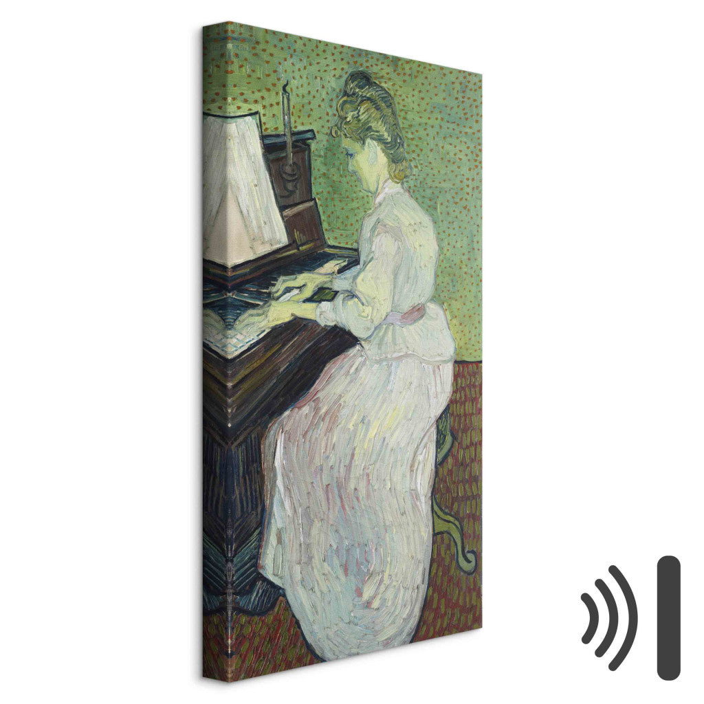 Gleznas reprodukcija - Vincent van Gogh - Marguerite Gachet at the piano (2. versija)