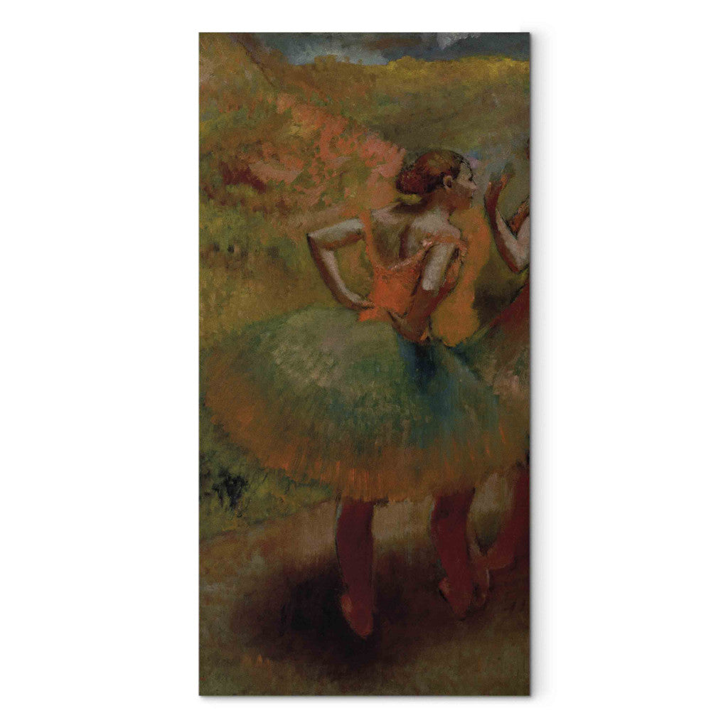 Gleznas reprodukcija - Edgar Degas - Dancers Wearing Green Skirts