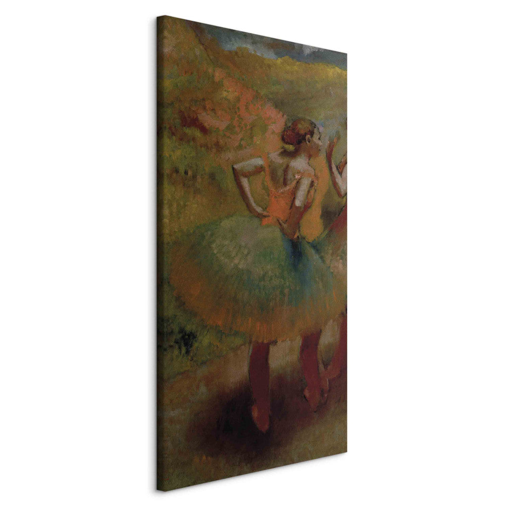 Gleznas reprodukcija - Edgar Degas - Dancers Wearing Green Skirts
