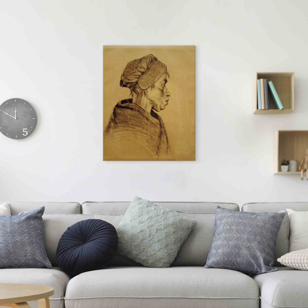 Gleznas reprodukcija - Vincent van Gogh - Head of a Woman (2. versija)