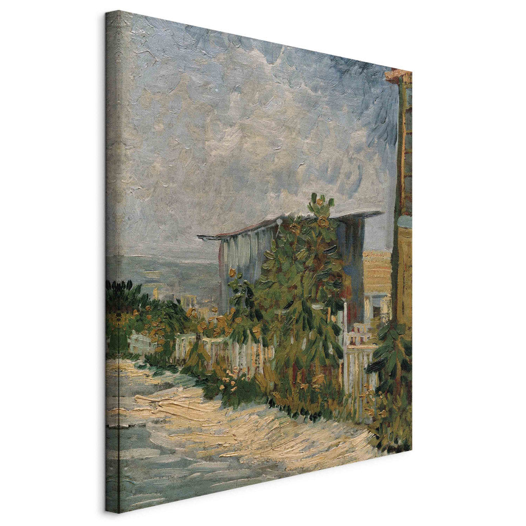 Gleznas reprodukcija - Vincent van Gogh - Shelter on Montmartre
