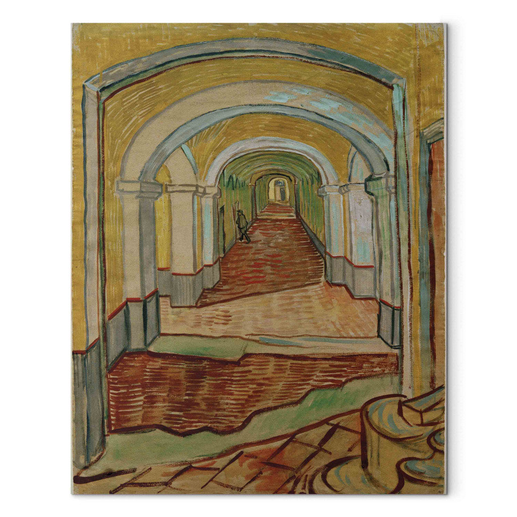 Gleznas reprodukcija - Vincent van Gogh - Corridor in the Asylum