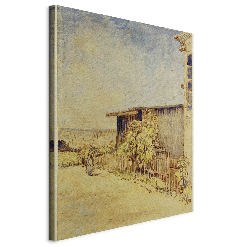 Gleznas reprodukcija - Vincent van Gogh - Shed with Sunflowers