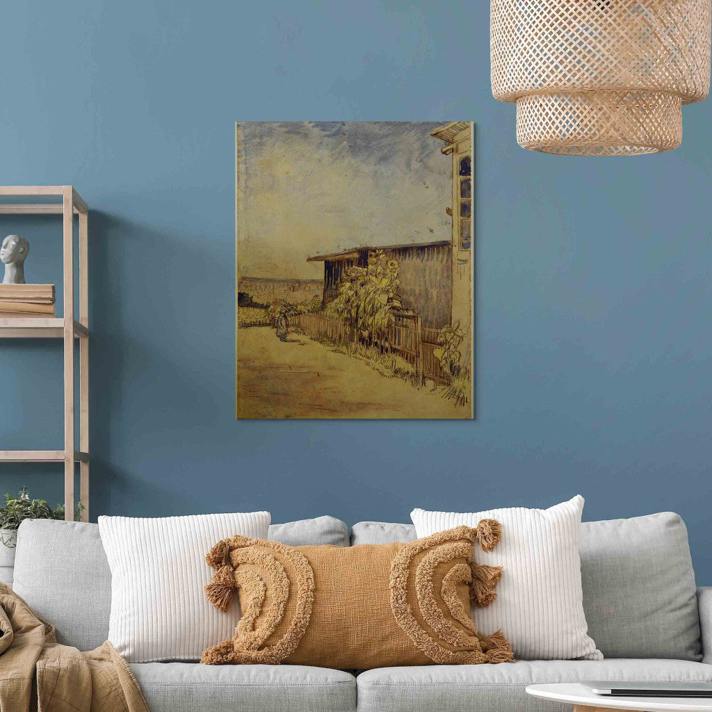 Gleznas reprodukcija - Vincent van Gogh - Shed with Sunflowers