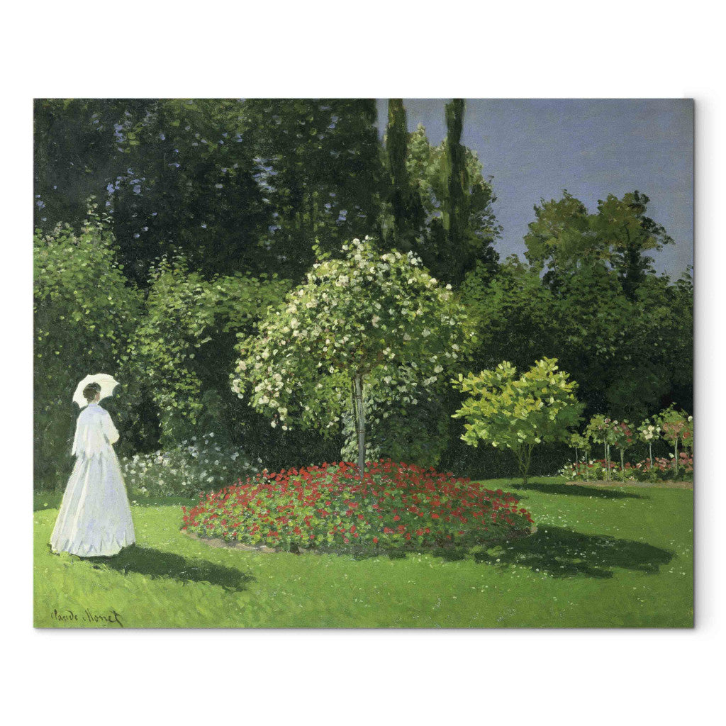 Gleznas reprodukcija - Claude Monet - Woman in a Garden
