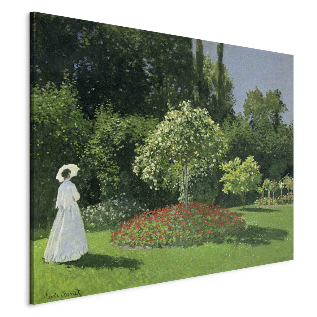 Gleznas reprodukcija - Claude Monet - Woman in a Garden