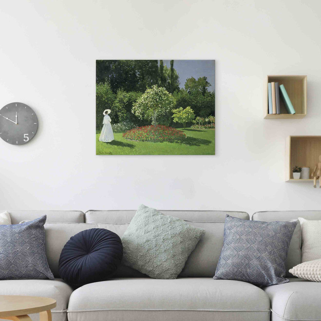 Gleznas reprodukcija - Claude Monet - Woman in a Garden