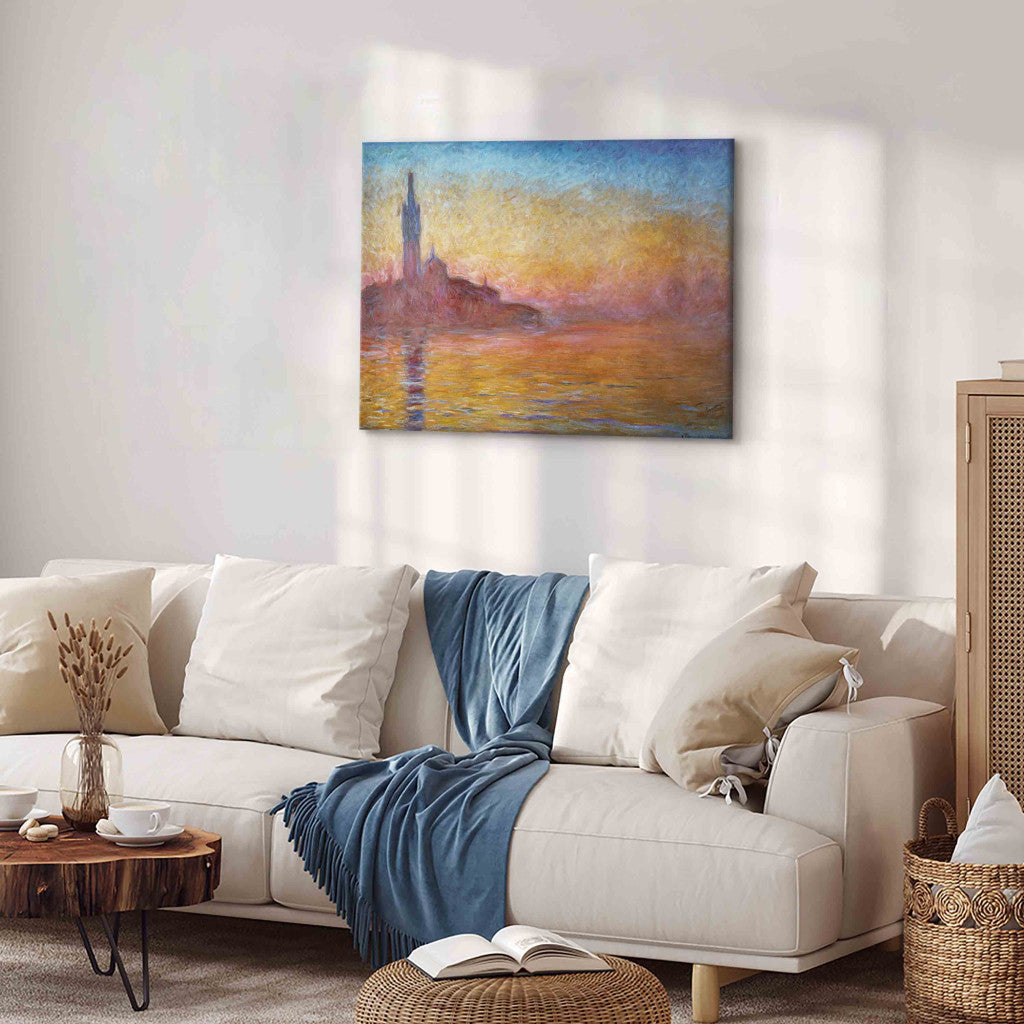 Gleznas reprodukcija - Claude Monet - Twilight, Venice