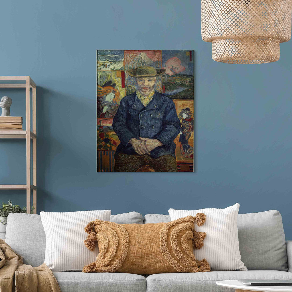 Gleznas reprodukcija - Vincent van Gogh - Portrait of Pere Tanguy (2. versija)