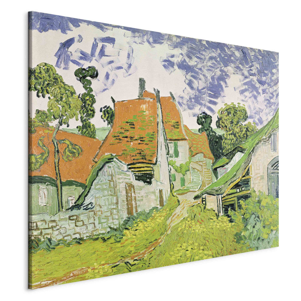 Gleznas reprodukcija - Vincent van Gogh - Street in Auvers -sur -Oise