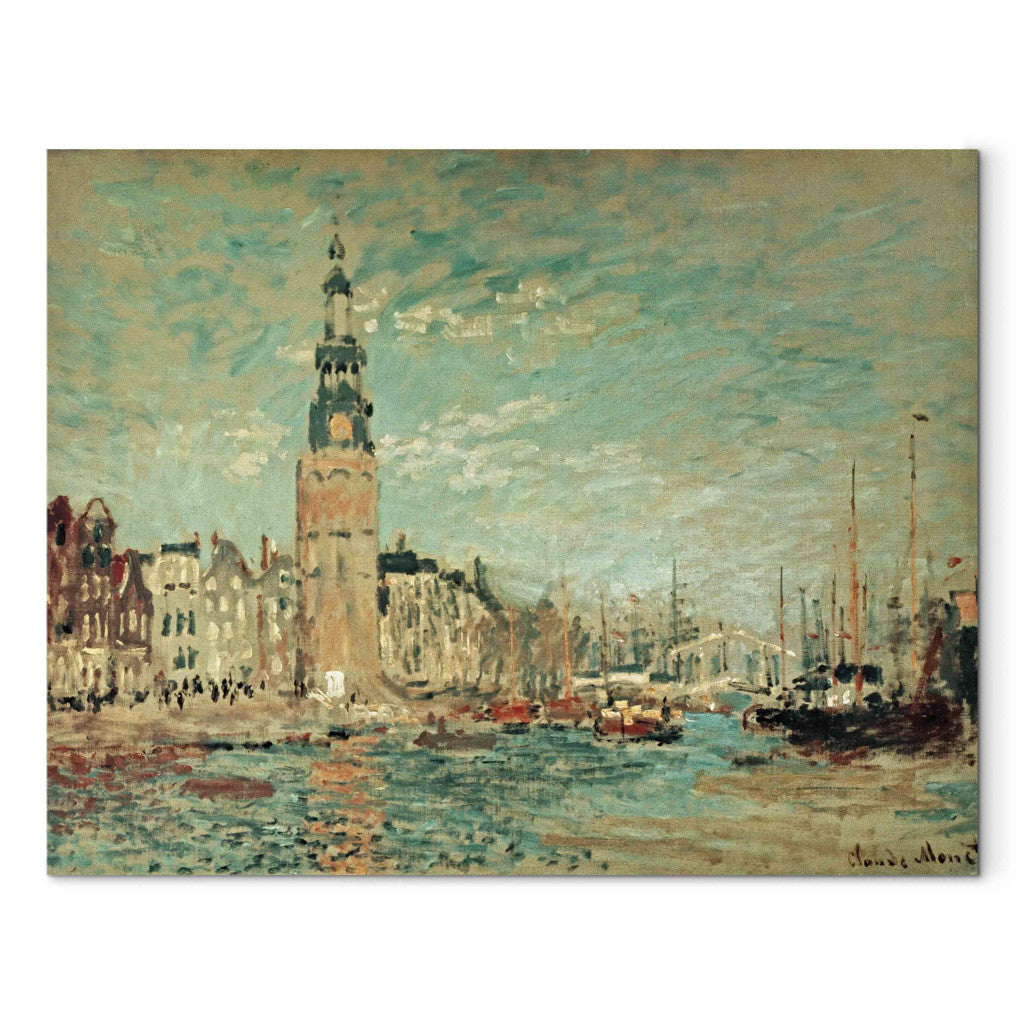 Gleznas reprodukcija - Claude Monet - Vue de la Tour Montalban, Amsterdam