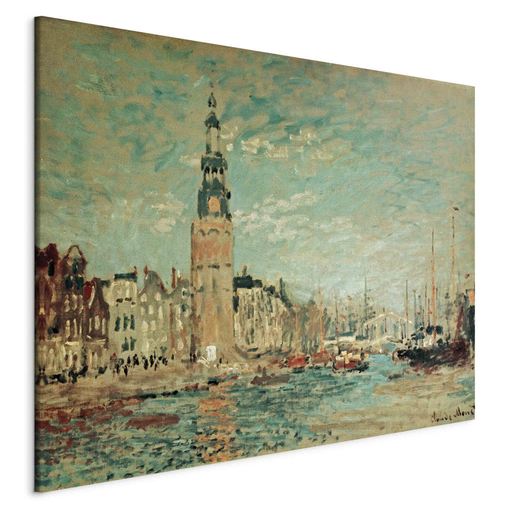 Gleznas reprodukcija - Claude Monet - Vue de la Tour Montalban, Amsterdam