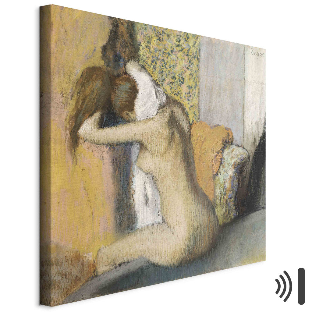 Gleznas reprodukcija - Edgar Degas - After the Bath, Woman Drying her Neck