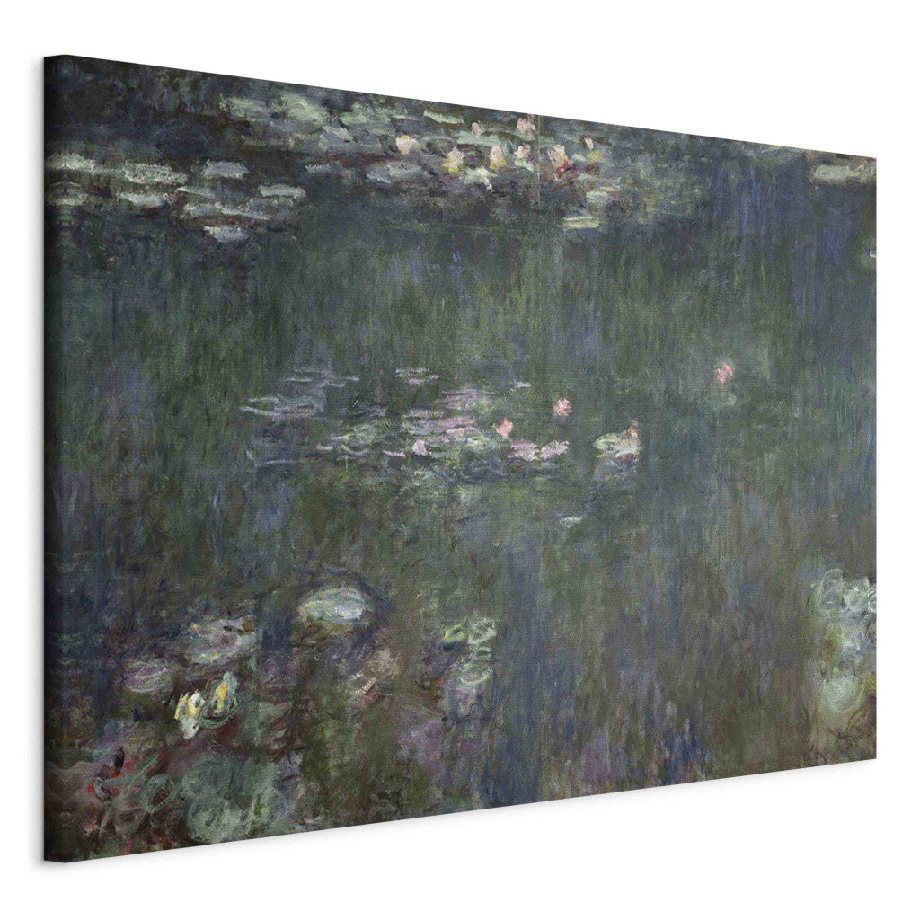 Gleznas reprodukcija - Claude Monet - Waterlilies: Green Reflections (2. versija)
