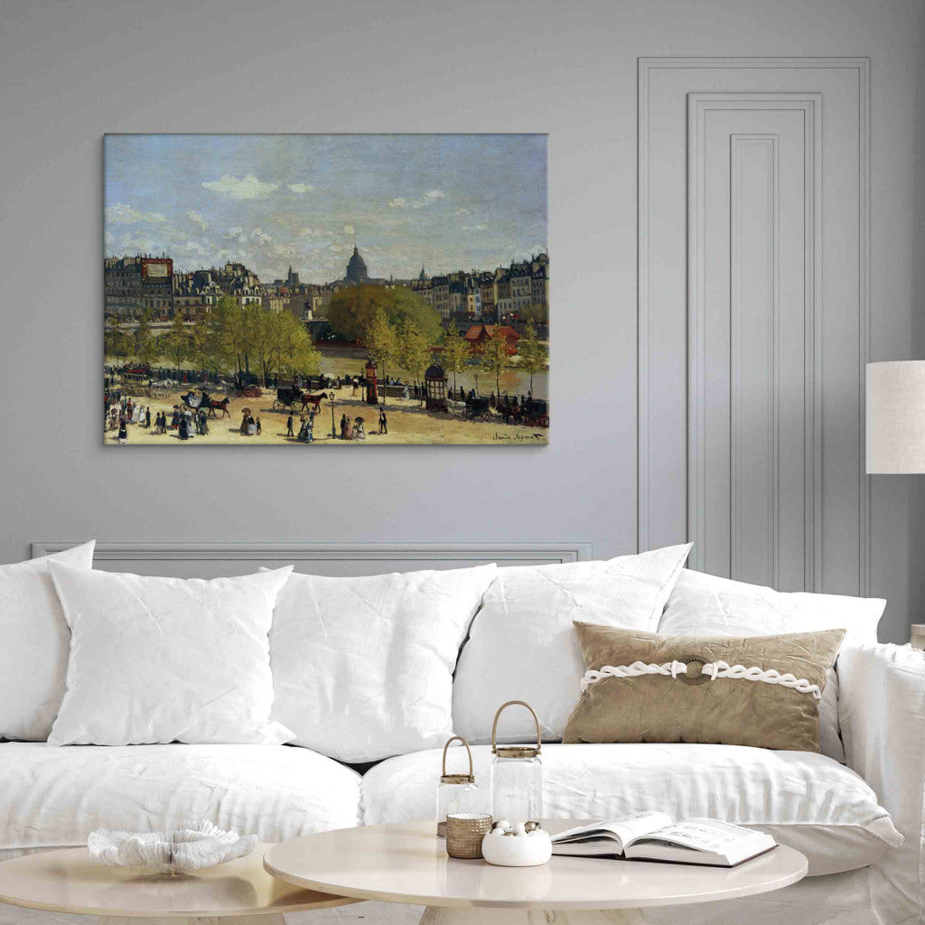 Gleznas reprodukcija - Claude Monet - Le Quai du Louvre