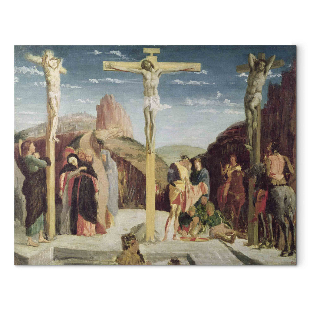 Gleznas reprodukcija - Edgar Degas - Calvary, after a painting by Andrea Mantegna